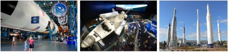 Attractions in the Kennedy Space Center